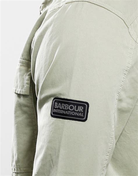 Barbour International Adey Overshirt Cavalry Sand Terraces Menswear