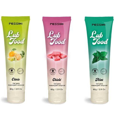 Lub Food Gel Lubrificante Beij Vel G Pessini Litoral Sex Shop