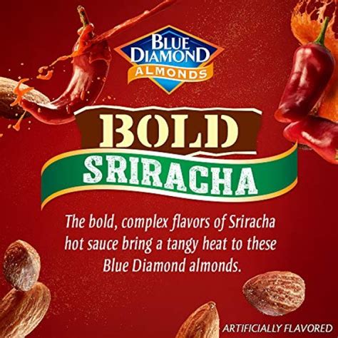 Blue Diamond Almonds Bold Sriracha 6 Ounce Pack Of 12