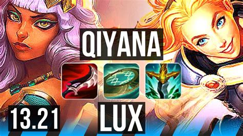 Qiyana Vs Lux Mid 67 Winrate 6 Solo Kills Legendary Br Master