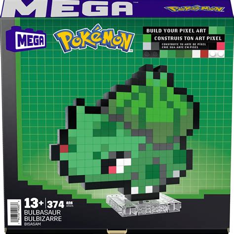 MEGA CONSTRUX PIXEL ART BULBIZARRE POKÉMON