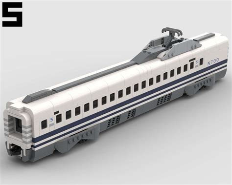 LEGO MOC Shinkansen N700 Series - Bullet Train - CAR n°05/16 by ...