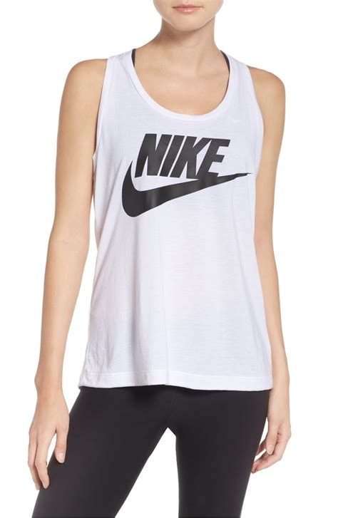 Nike Essential Logo Tank Nordstrom Active Wear For Women Tops Tank Tops Women