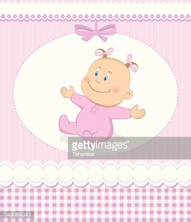 Welcome Baby Girl Card Stock Clipart | Royalty-Free | FreeImages