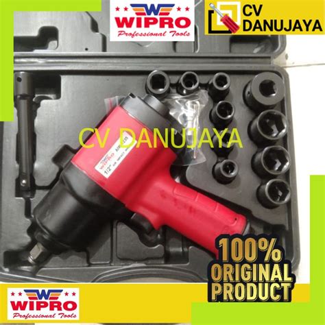 Jual Air Impact Wrench Twin Hammer Wipro Aiw Shopee Indonesia