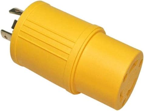 Conntek Locking Adapter 20 Amp 125 Volt L5 20p Locking Plug To 30 Amp 125 Volt L5