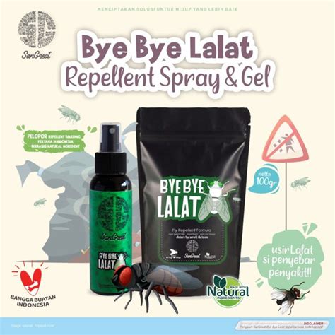 Pengusir Lalat Alami Non Pestisida Sangreat Bye Bye Lalat Gel Gr