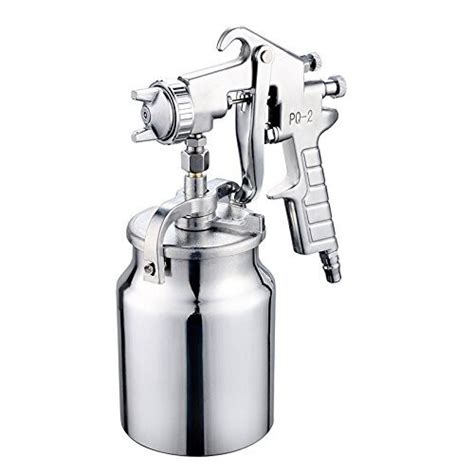 Suction Feed Air Spray Paint Gun Mm Stainless Nozzle Ml Capacity