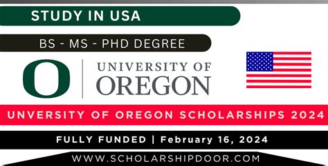 University of Oregon Scholarships in USA 2024 - Study Abroad ...