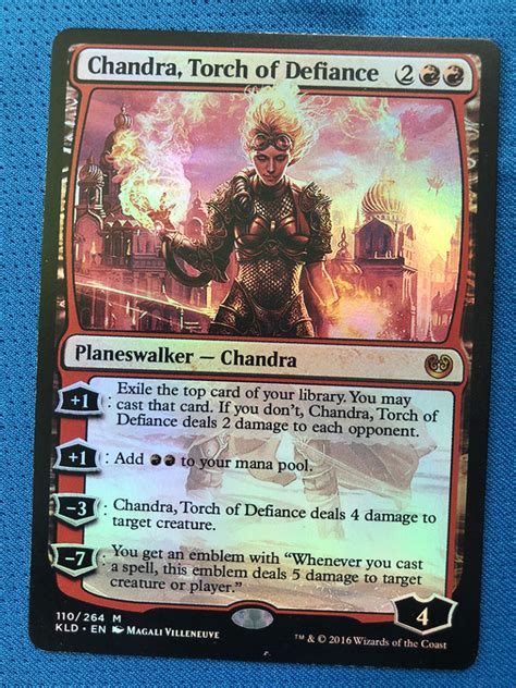 Chandra Torch Of Defiance Kaladesh Mtg Proxy Magic The Gathering