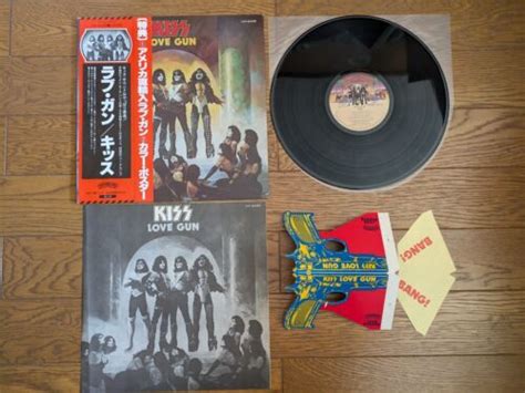 Kiss Love Gun Japan Lp W Obi Paper Gun Vip Ebay