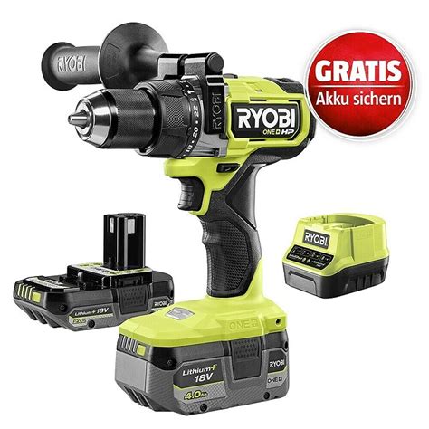 Ryobi ONE Akku Schlagbohrschrauber RPD18X 242S 18 V 2 Akkus 2 Ah