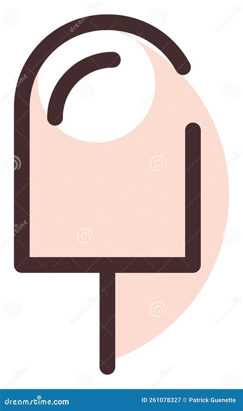 Ice Cream On Stick Icon Stock Vector Illustration Of Product 261078327