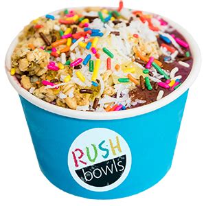 Rush Bowls. All-Natural, Healthy Smoothies, Fruit Bowls & Acai Bowls