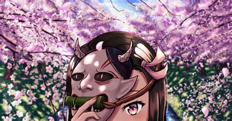 Demon Slayer Kimetsu No Yaiba Nezuko Kamado Cherry Blossoms Nezuko Pixiv