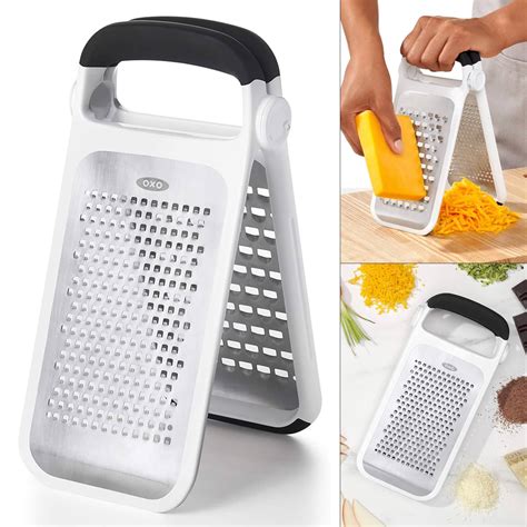 Oxo Good Grips Etched Two Fold Grater The Green Head