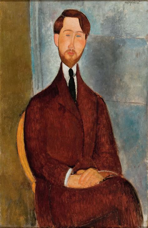 Amedeo Modigliani Portrait Of Leopold Zborowski Masp Collection S O