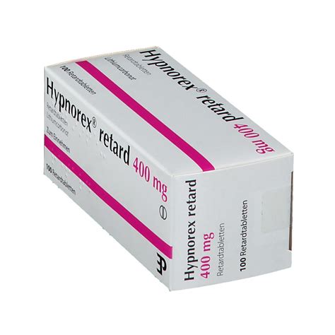 Hypnorex Retard 400 Mg 100 St Mit Dem E Rezept Kaufen Shop Apotheke