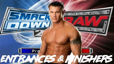 Wwe Smackdown Vs Raw Entrances Finishers Randy Orton Youtube