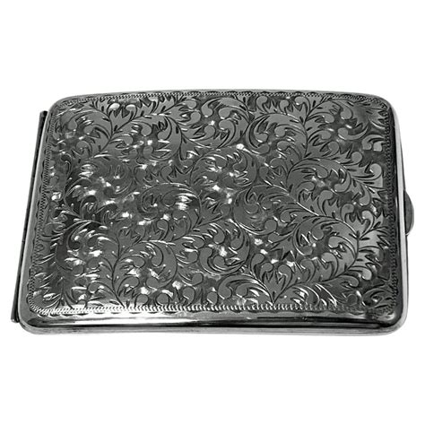 Antique Japanese Sterling Silver Cigarette Case C1910 At 1stdibs