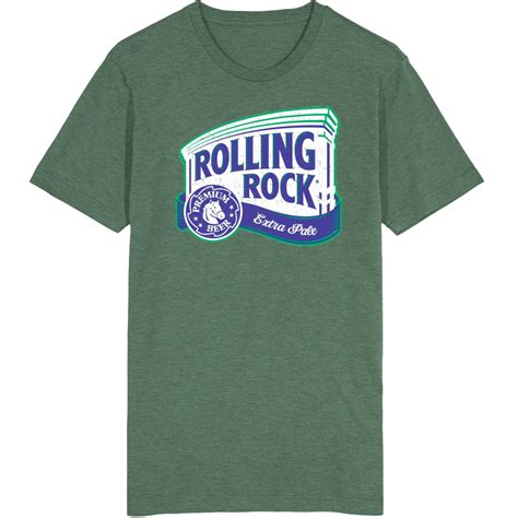 Rolling Rock Premium Beer Extra Pale Distressed Logo Vintage T Shirt