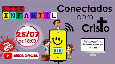 Live Infantil Conectados Cristo YouTube