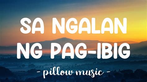 Sa Ngalan Ng Pag Ibig December Avenue Lyrics Youtube