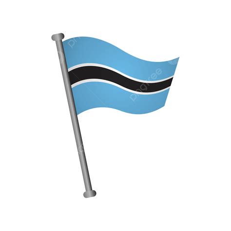 Botswana Flag Icon Botswana Flag Botswana Flag Png And Vector With