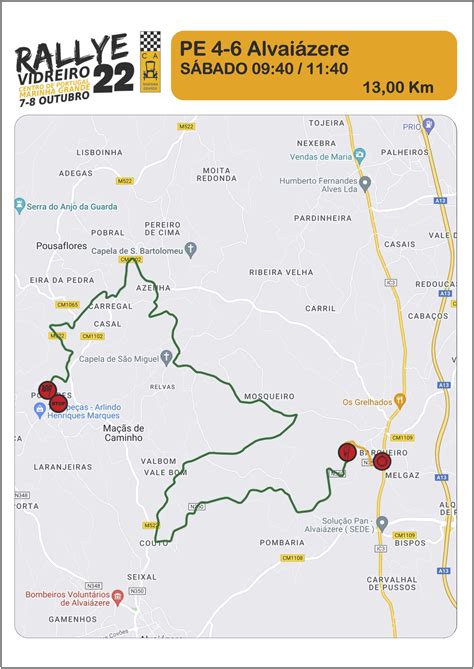 MAPAS RALI VIDREIRO CENTRO DE PORTUGAL 2022