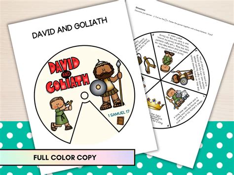 Crafts For David And Goliath