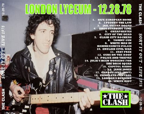 The Clash London Lyceum Flash Bastards Ace Bootlegs