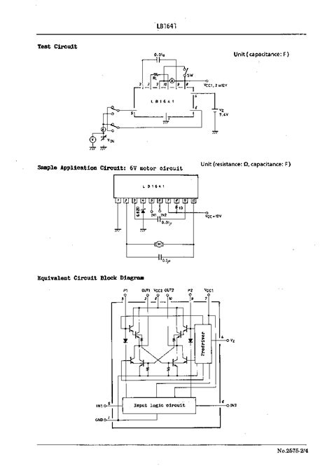 LB1641 datasheet(2/4 Pages) SANYO | Bidirectional Motor Driver