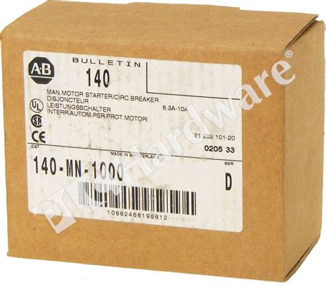 PLC Hardware - Allen Bradley 140-MN-1000 Series D, Surplus Open Pre-owned