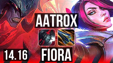 Aatrox Vs Fiora Top 1800 Games 6 2 7 Dominating Euw