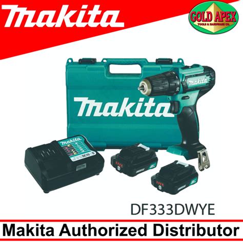 Makita DF333DWYE 12V Cordless Driver Drill CXT Series Lazada PH