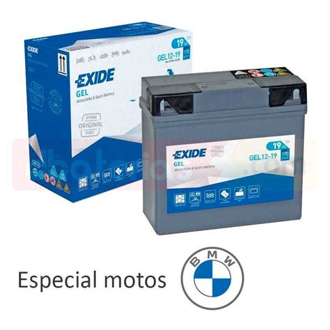 Batería Gel EXIDE 12V 19Ah ᐅDBaterías