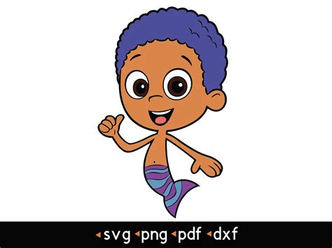 Bubble Guppies Nonny Svg Png Pdf Dxf Bubble Guppies Graphic Image