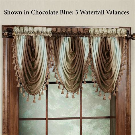 How To Make Waterfall Valance Curtains | Review Home Decor