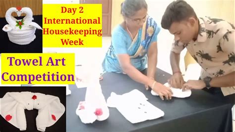 International Housekeeping Week Day 2 Towel Art Competition