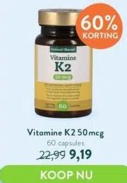 Vitamine K Mcg Aanbieding Bij Holland Barrett