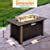 Outdoor Propane Fire Pit Table CSA Approved Safe 50 000BTU Auto