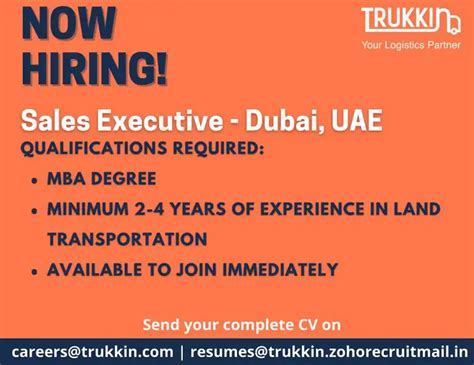 Sales Executive Dubai UAE Gulf Career Hunt