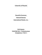 CMGTCB 554 Competency 1 Part 1 Erik Samaro Docx University Of Phoenix