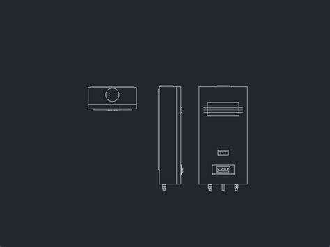 D De Un Calentador Solar De Tubos En Dwg Kb Librer A Cad