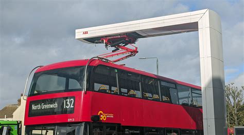 Pantograph Charged Electric Buses Being Tested In Southeast London