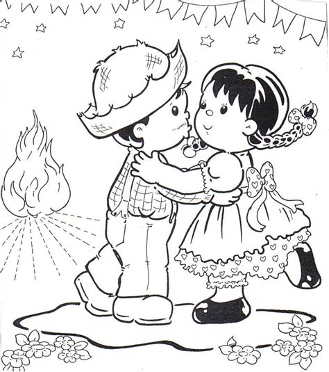 Desenho Para Pintar Festa Junina - 6