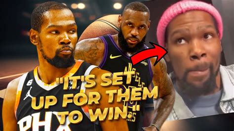 KEVIN DURANT EXPOSES NBA CUP IS RIGGED FOR LAKERS LEBRON JAMES ITS