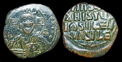 Ancient Resource Byzantine Portrait Of Christ Coins For Sale 969