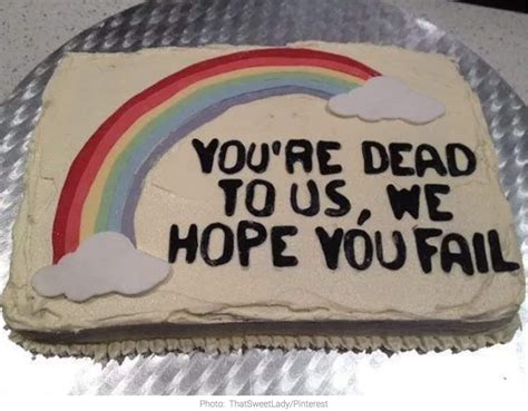 You Re Dead To Us Cake Blank Template Imgflip