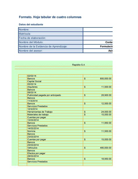 EFBásicos de conta Formato Hoja tabular de cuatro columnas 02 03